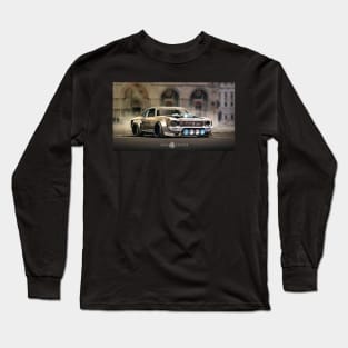 1971 monte carlo Digital design Art print by ASAKDESIGNS. Long Sleeve T-Shirt